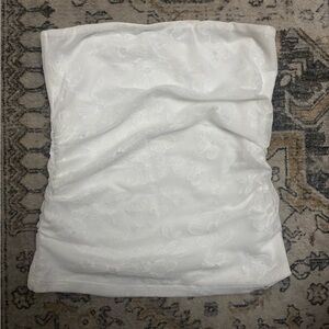 Garage Ivory Lace Tube Top